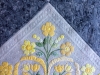 grey appliqué medallion border